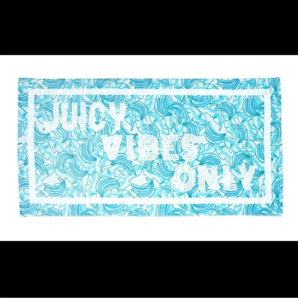 Juicy Couture Juicy Vibes Beach Towel NWT